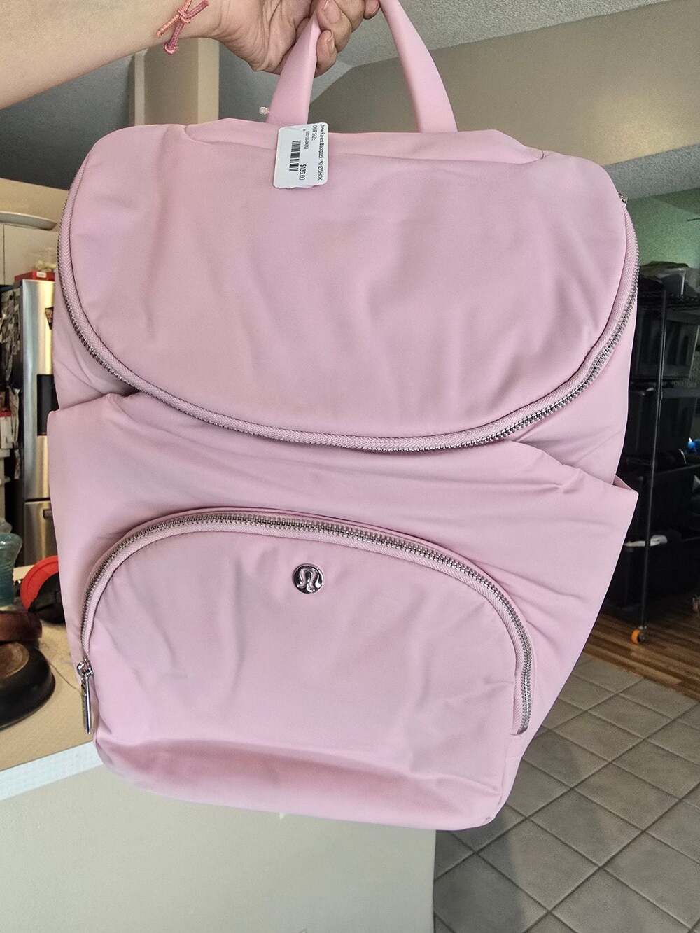 Lululemon New Parent Backpack 17L in Pink Haze Diaper bag - Picture 5 of 8